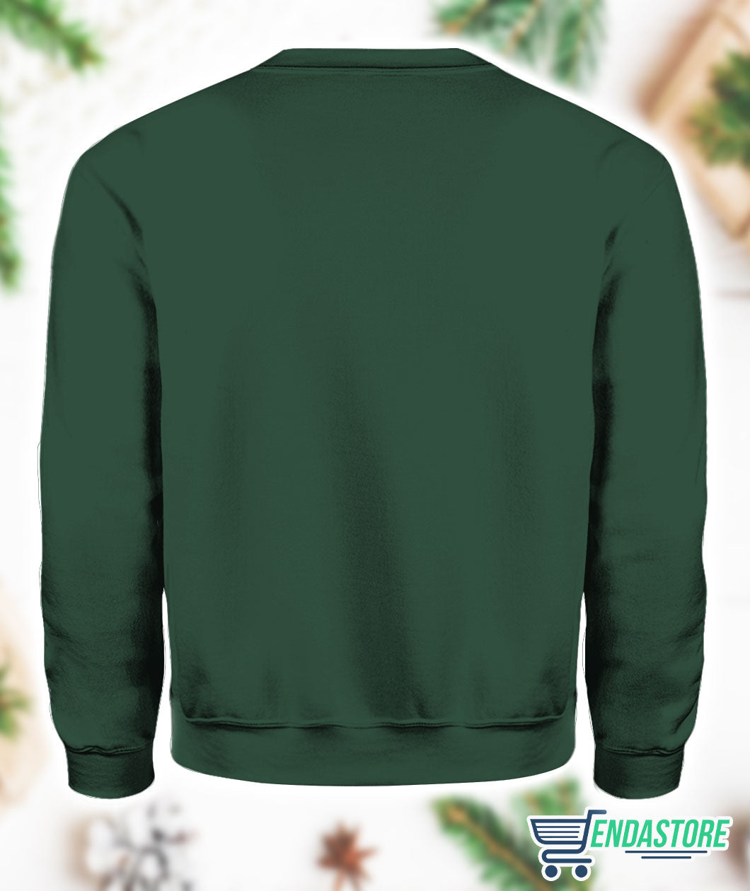 Green Women’s Classy Christmas Tree Print Crew Neck Sweatshirt 3D Christmas Sweater - Holiday Gift product image 3