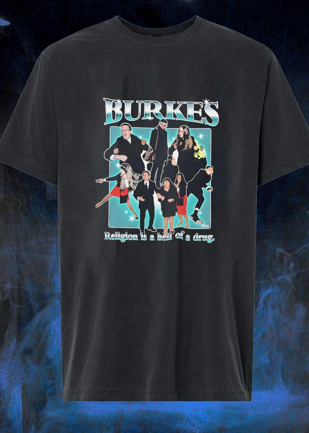 Burkes Religion Is A Hell Of Drug Family - Adult & Kids T-Shirts, Sweatshirts & Hoodies apparel design preview 1