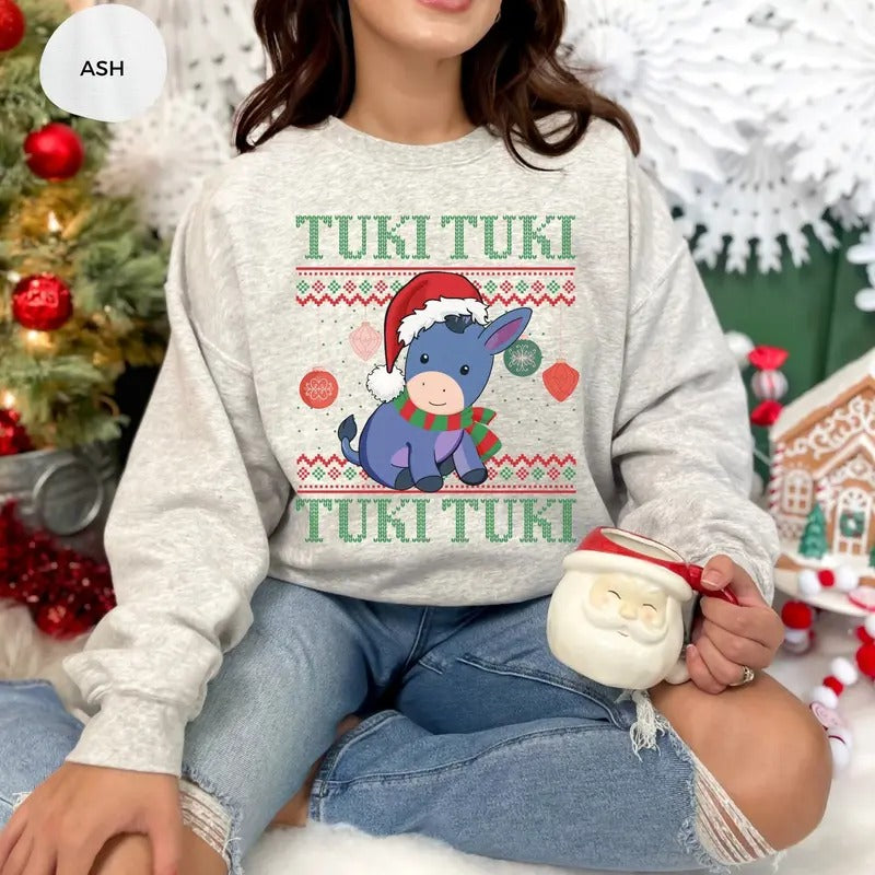 Burrito Sabanero De Navidad Tuki Latina Ugly Mexican - Adult & Kids T-Shirts, Sweatshirts & Hoodies apparel design preview 1