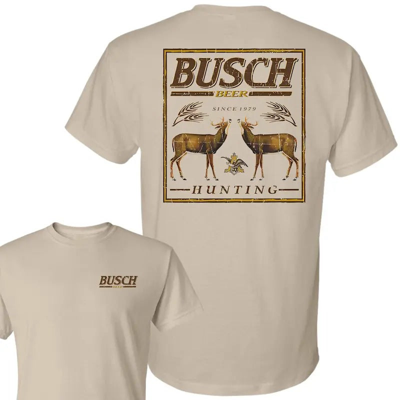Busch Beer Hunting Deer Summer Full Color All - Adult & Kids T-Shirts, Sweatshirts & Hoodies apparel design preview 1