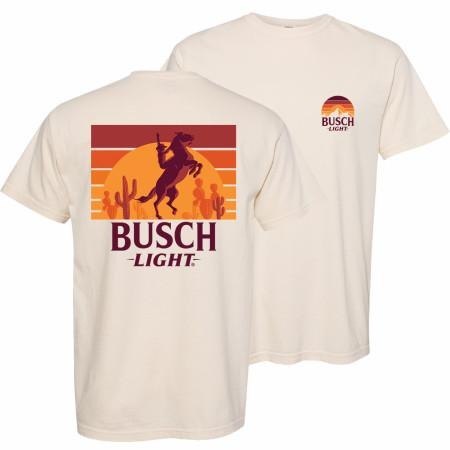 Busch Light Cowboy Sunset - Adult & Kids T-Shirts, Sweatshirts & Hoodies apparel design preview 1