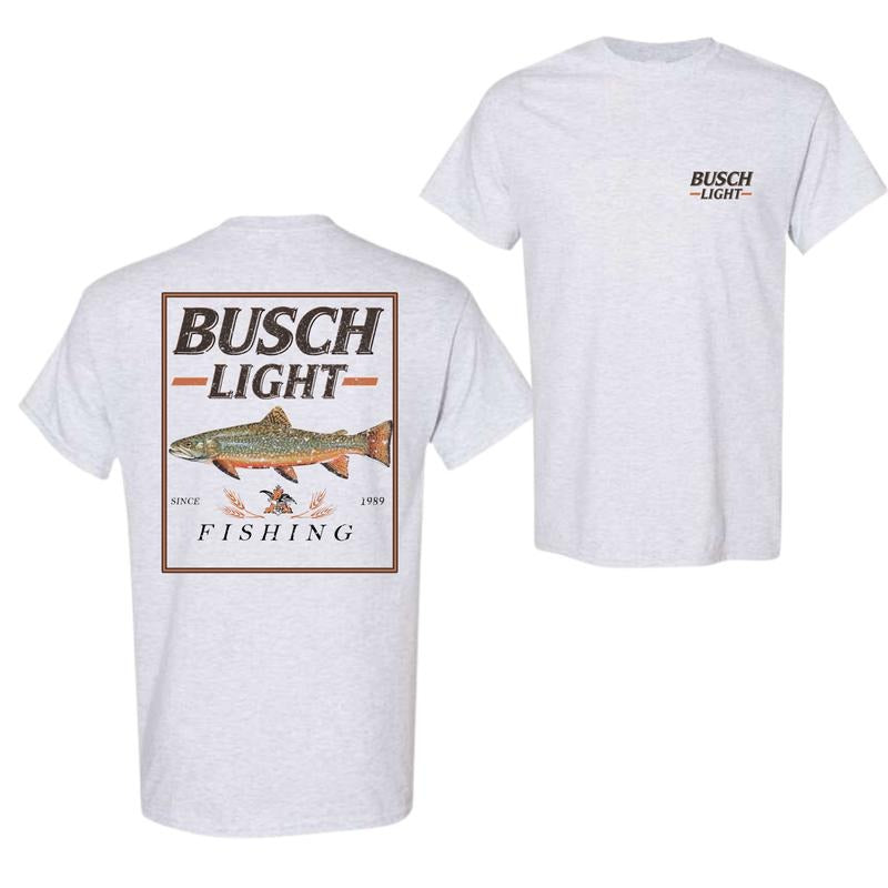 Busch Light Fishing Perch Full Color Size - Adult & Kids T-Shirts, Sweatshirts & Hoodies apparel design preview 1