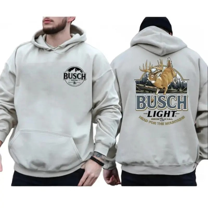 Busch Light Head Mountains Tops - Adult & Kids T-Shirts, Sweatshirts & Hoodies apparel design preview 1