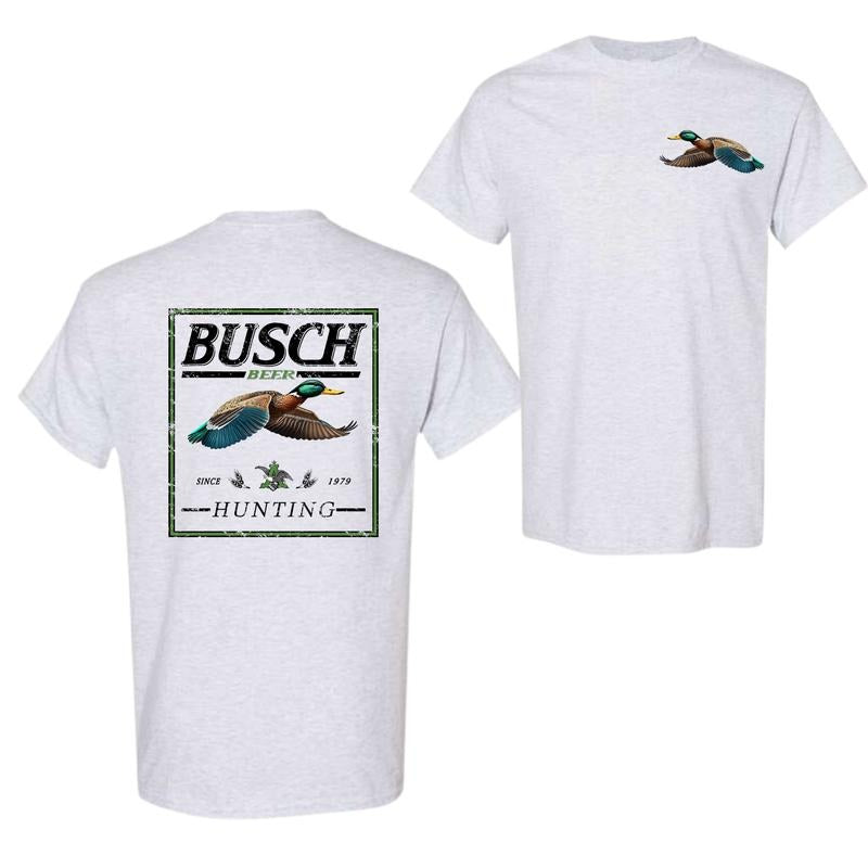Busch Light Hunting Duck Him Her Classic Cotton - Adult & Kids T-Shirts, Sweatshirts & Hoodies apparel design preview 1