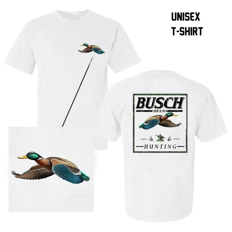 Busch Light Hunting Duck Him Her - Adult & Kids T-Shirts, Sweatshirts & Hoodies apparel design preview 1
