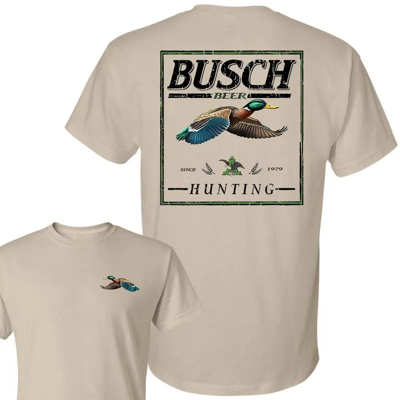 Busch Light Hunting Duck Full Color Planbtwistedtea - Adult & Kids T-Shirts, Sweatshirts & Hoodies apparel design preview 1