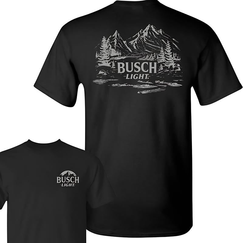 Busch Light Iconic 100% Cotton Casual Short Sleeve - Adult & Kids T-Shirts, Sweatshirts & Hoodies apparel design preview 1