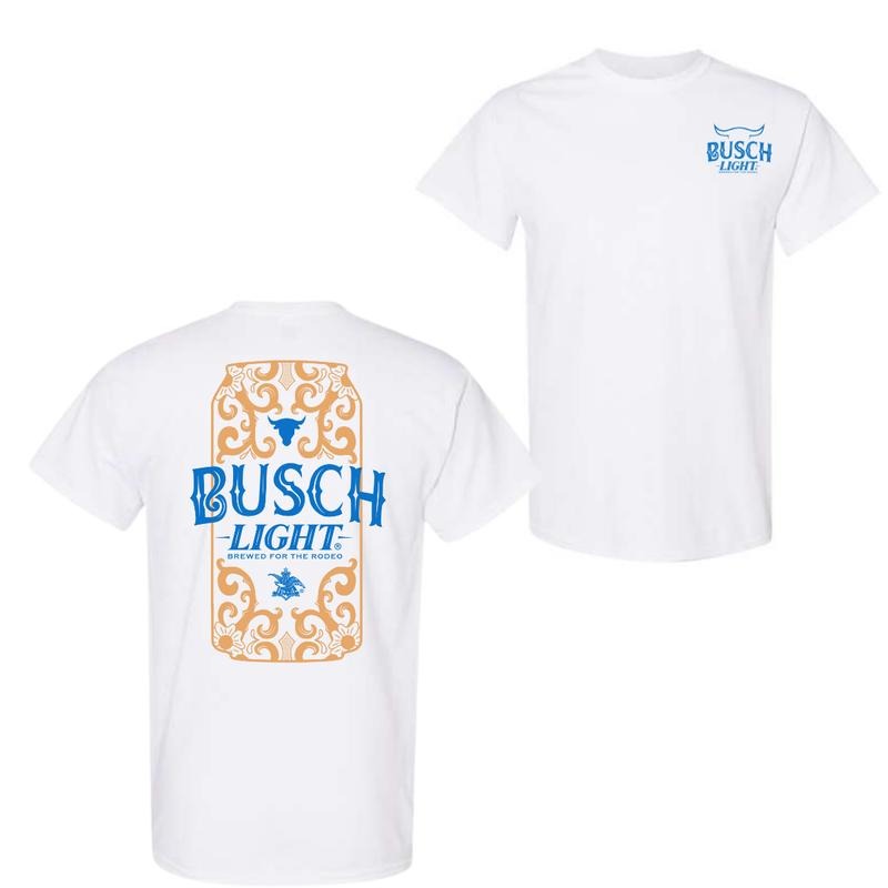 Busch Light Rodeo 2 Sided - Adult & Kids T-Shirts, Sweatshirts & Hoodies apparel design preview 1