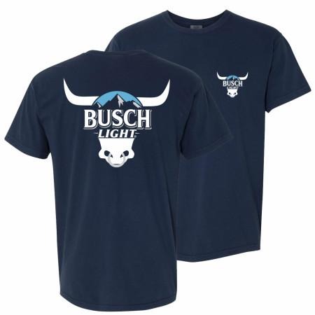 Busch Rodeo Bull Horns Navy - Adult & Kids T-Shirts, Sweatshirts & Hoodies apparel design preview 1