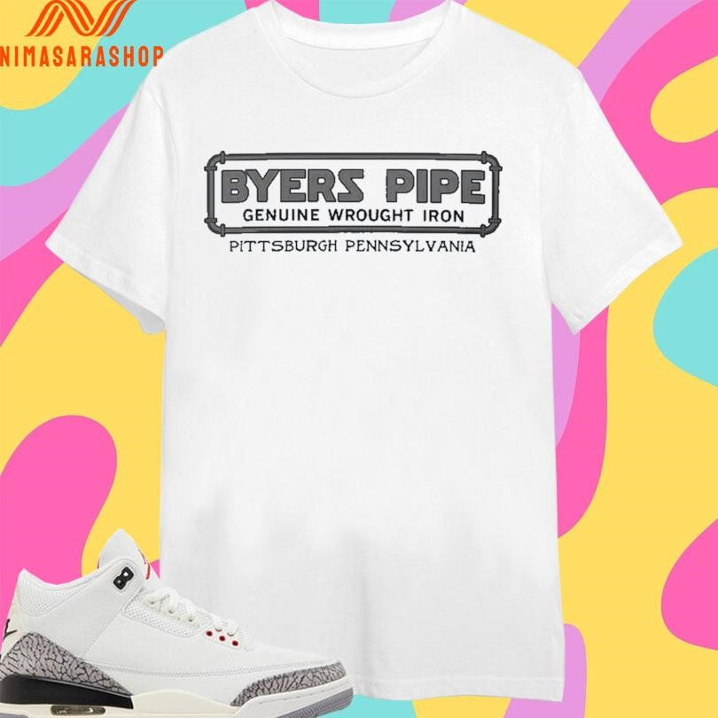 Byers Pipe Genuine Wrought Iron Pittsburgh - Adult & Kids T-Shirts, Sweatshirts & Hoodies apparel design preview 1