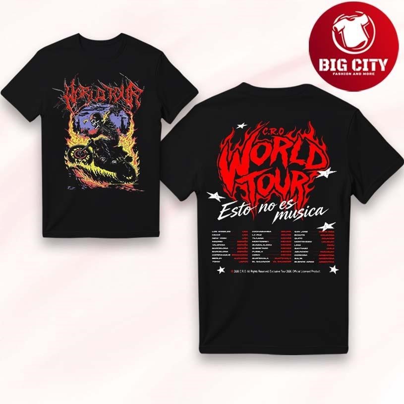 C R O Preventa Camiseta WT Fuego Two Sided - Adult & Kids T-Shirts, Sweatshirts & Hoodies apparel design preview 1