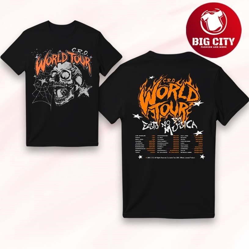 C R O world Tour 2026 Two Sided - Adult & Kids T-Shirts, Sweatshirts & Hoodies apparel design preview 1