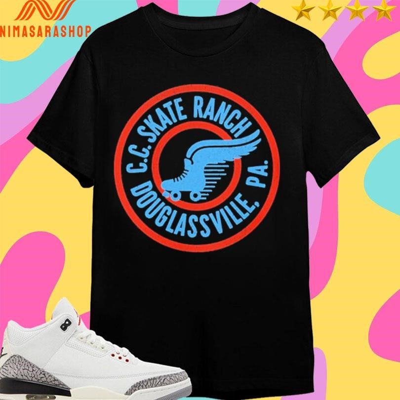 C.C. Skate Ranch Douglassville, Pa Logo - Adult & Kids T-Shirts, Sweatshirts & Hoodies apparel design preview 1