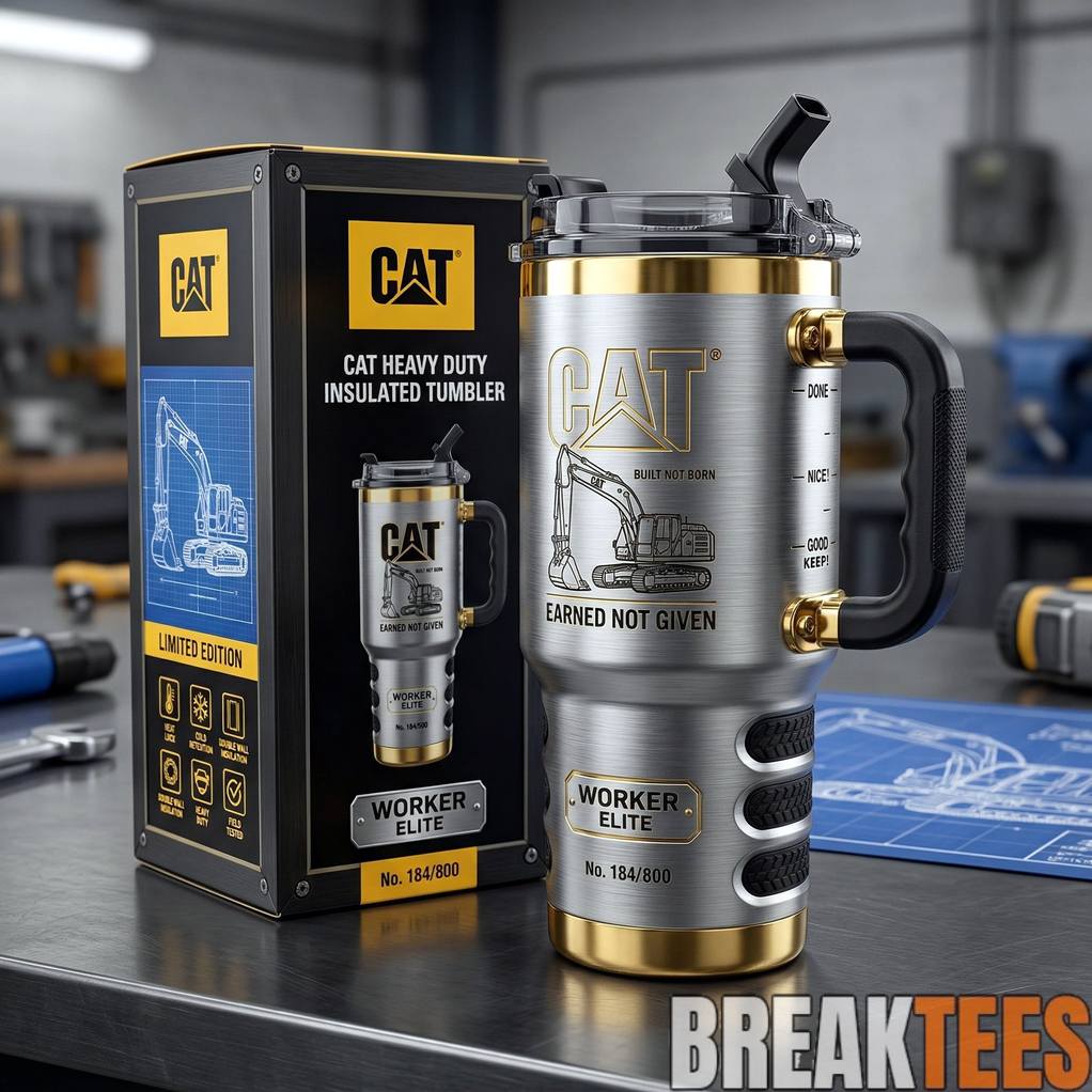 CATerpillar Worker Elite Limited Edition 40oz Tumbler - Adult & Kids T-Shirts, Sweatshirts & Hoodies apparel design preview 1