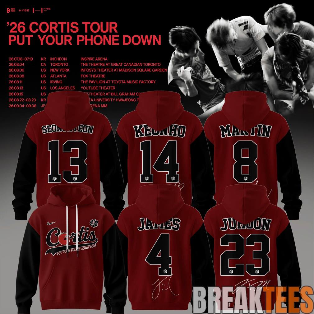 CORTIS Put Your Phone Down Tour 2026 Special - Adult & Kids T-Shirts, Sweatshirts & Hoodies apparel design preview 1
