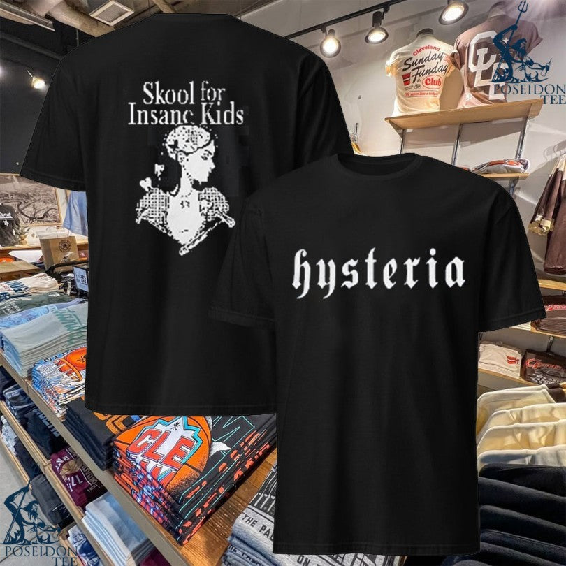 Hysteria Skool For Insane - Adult & Kids T-Shirts, Sweatshirts & Hoodies apparel design preview 1