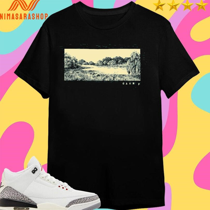 Caamp Lake Sketch - Adult & Kids T-Shirts, Sweatshirts & Hoodies apparel design preview 1