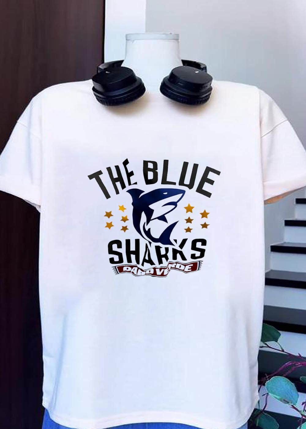 Cabo Verde, Show Your Team Spirit, The Blue Sharks - Adult & Kids T-Shirts, Sweatshirts & Hoodies apparel design preview 1
