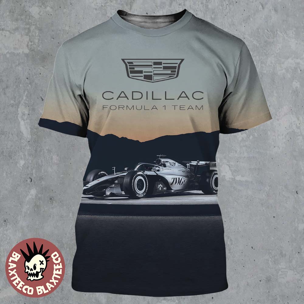 Cadillac Formula 1 Team Debut Car Closer Look All - Adult & Kids T-Shirts, Sweatshirts & Hoodies apparel design preview 1