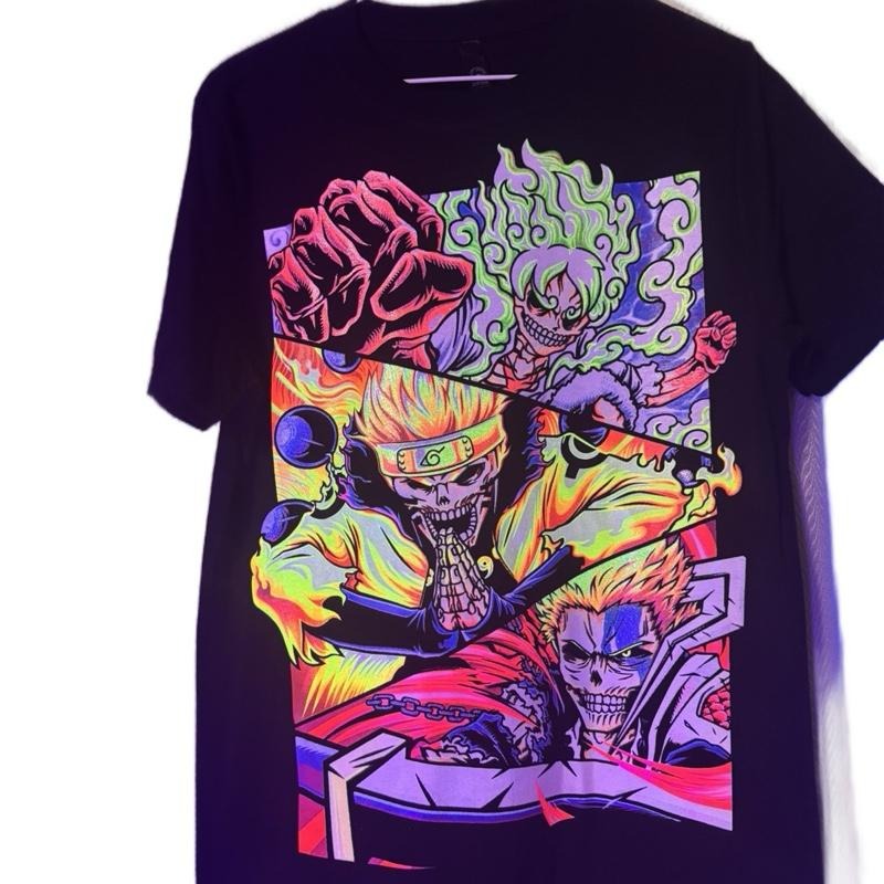 Calavera Anime Black Print Short Sleeve Suitable - Adult & Kids T-Shirts, Sweatshirts & Hoodies apparel design preview 1
