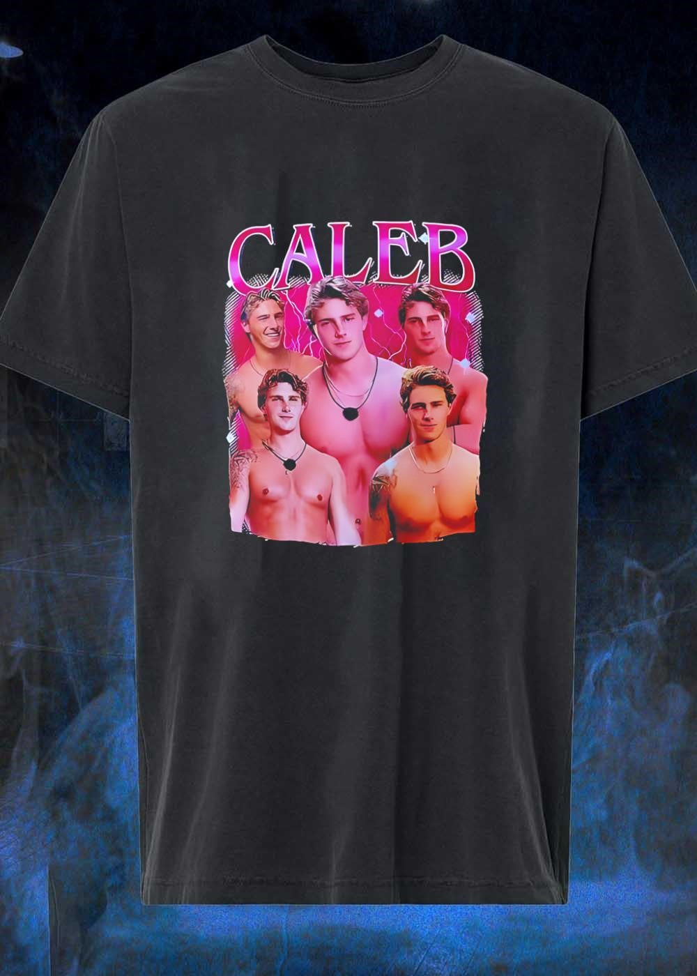 Caleb Tribute Collage Portrait Style - Adult & Kids T-Shirts, Sweatshirts & Hoodies apparel design preview 1
