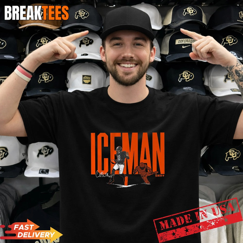 Caleb Williams ICEMAN Football Fan Graphic - Adult & Kids T-Shirts, Sweatshirts & Hoodies apparel design preview 1
