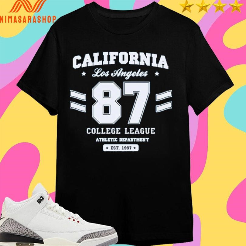 California Los Angeles 87 College League Athletic - Adult & Kids T-Shirts, Sweatshirts & Hoodies apparel design preview 1