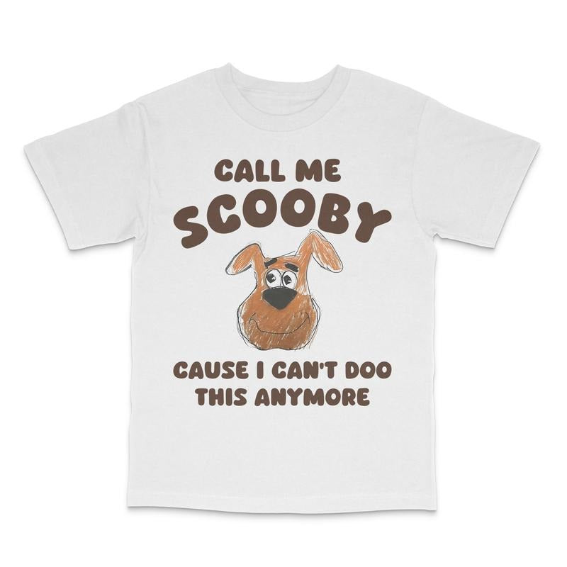 Call Me Scooby Custom Printed - Adult & Kids T-Shirts, Sweatshirts & Hoodies apparel design preview 1