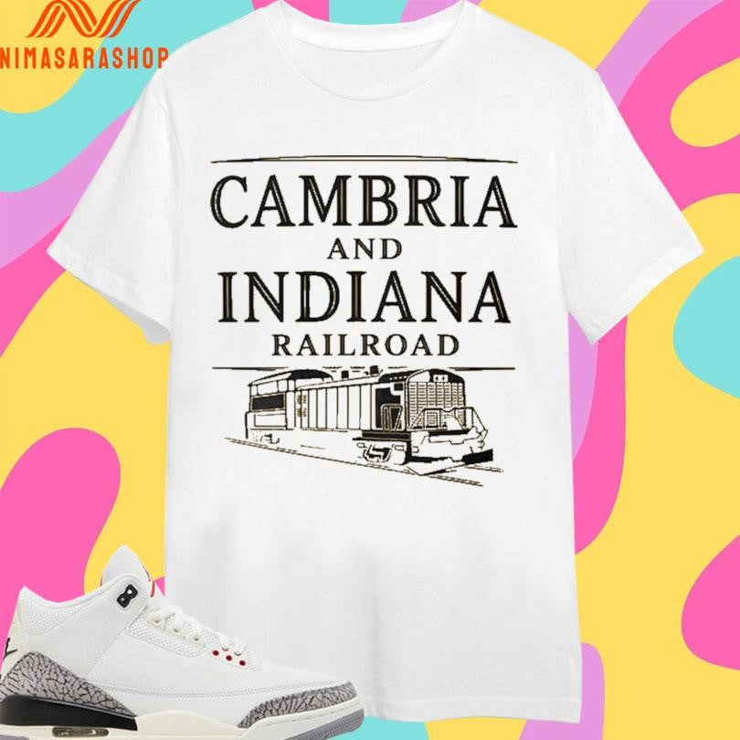 Cambria And Indiana Railroad - Adult & Kids T-Shirts, Sweatshirts & Hoodies apparel design preview 1
