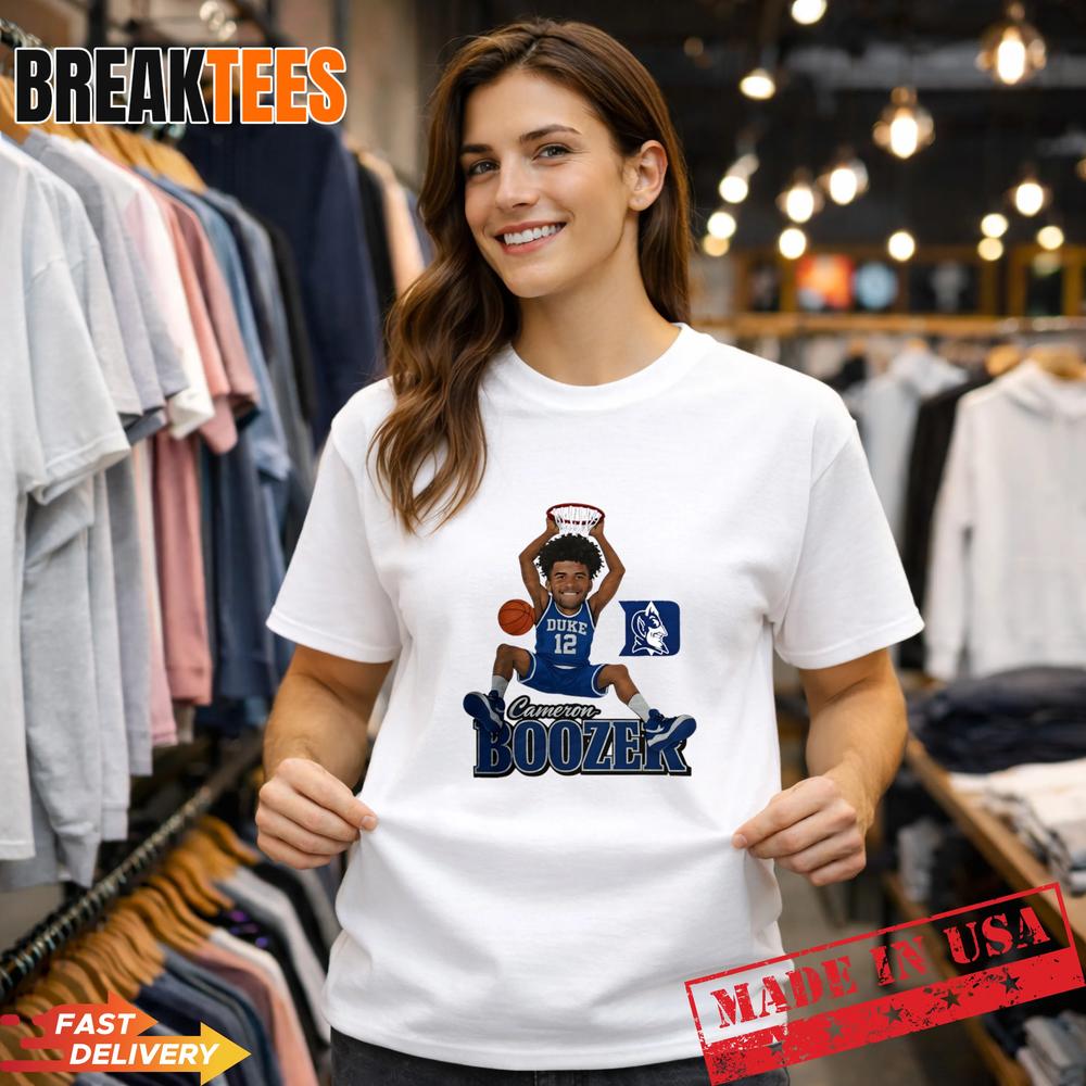 Cameron Boozer Duke Basketball Fan Graphic - Adult & Kids T-Shirts, Sweatshirts & Hoodies apparel design preview 1
