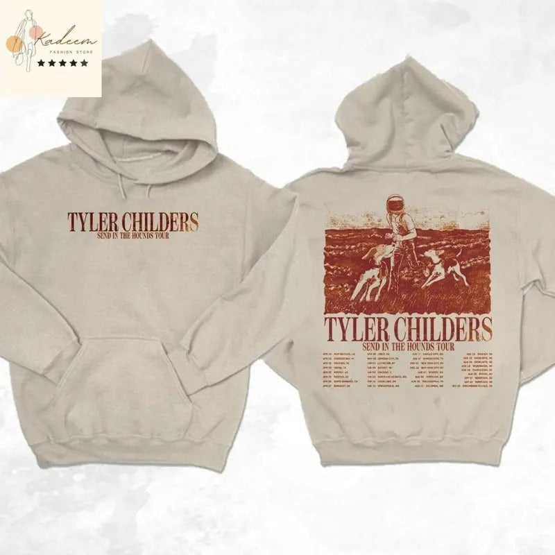 Can I Take My Hounds Heaven Album Tyler Childers - Adult & Kids T-Shirts, Sweatshirts & Hoodies apparel design preview 1