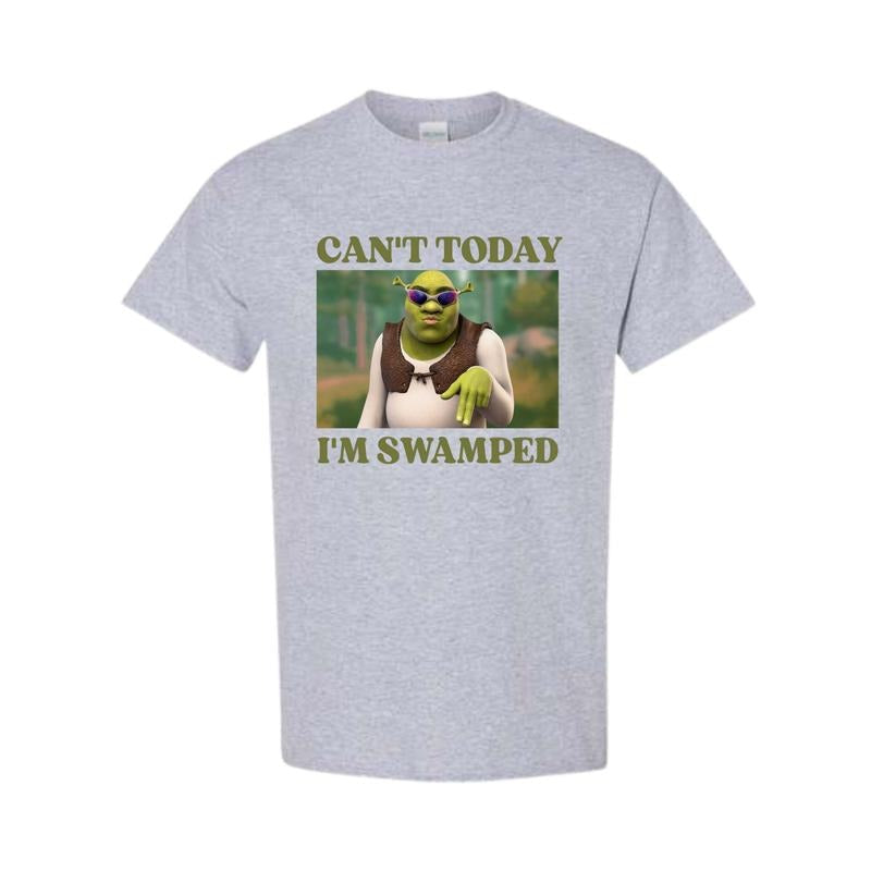 Can'T Today I'M Swamped Funny Full Color Size - Adult & Kids T-Shirts, Sweatshirts & Hoodies apparel design preview 1