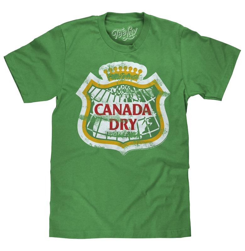 Canada Dry Distressed Logo Green - Adult & Kids T-Shirts, Sweatshirts & Hoodies apparel design preview 1