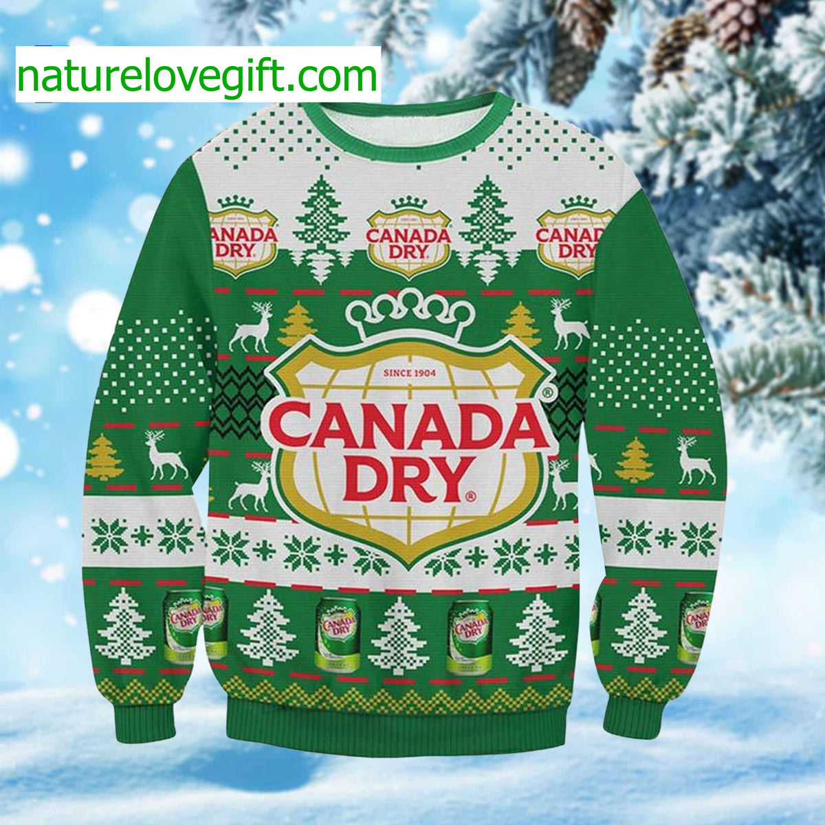 Canada Dry Ugly Christmas Sweater - Holiday Gift product image