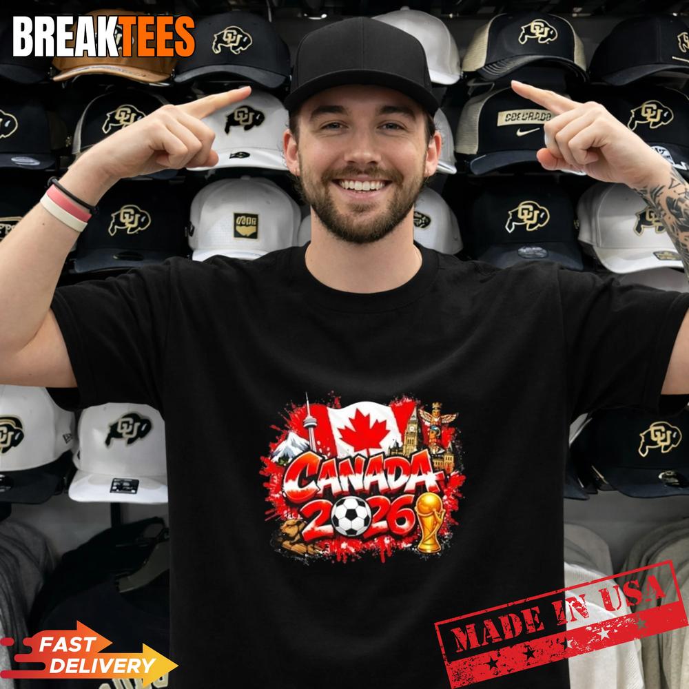 Canada North America Soccer Tournament 2026 - Adult & Kids T-Shirts, Sweatshirts & Hoodies apparel design preview 1