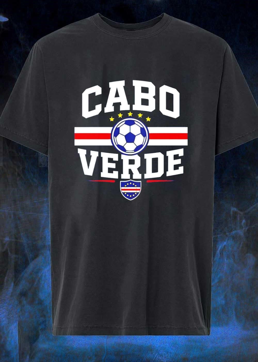 Cape Verde Fan Apparel Support Cabo Soccer Team - Adult & Kids T-Shirts, Sweatshirts & Hoodies apparel design preview 1