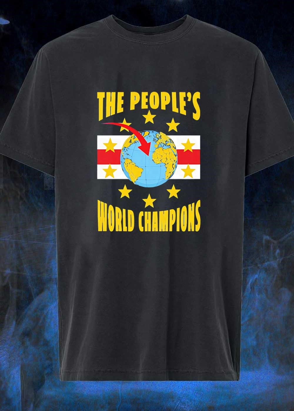 Cape Verde Flag The People's World Champions - Adult & Kids T-Shirts, Sweatshirts & Hoodies apparel design preview 1