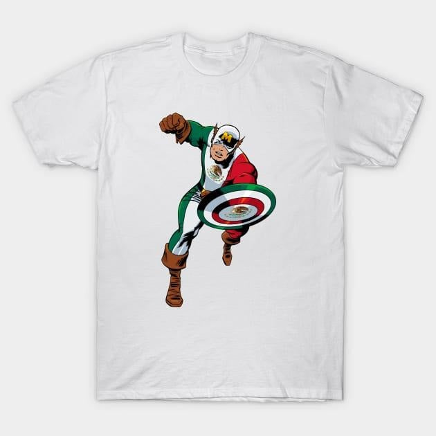 Captain Mexico Bold Patriotic Mexican Pride - Adult & Kids T-Shirts, Sweatshirts & Hoodies apparel design preview 1