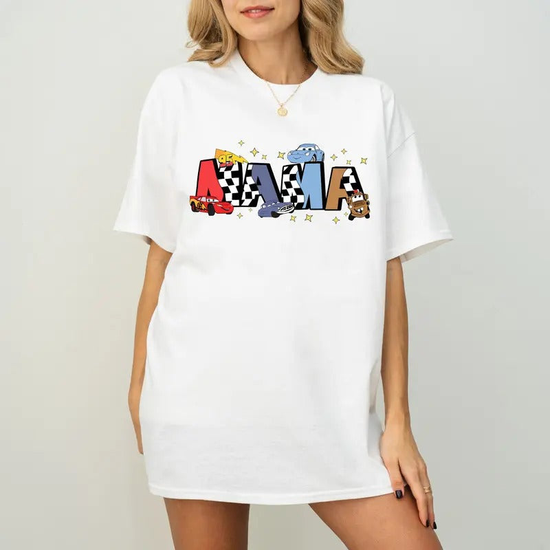 Car Mom Cars Movie Mama Family Vacation Retro 95 - Adult & Kids T-Shirts, Sweatshirts & Hoodies apparel design preview 1