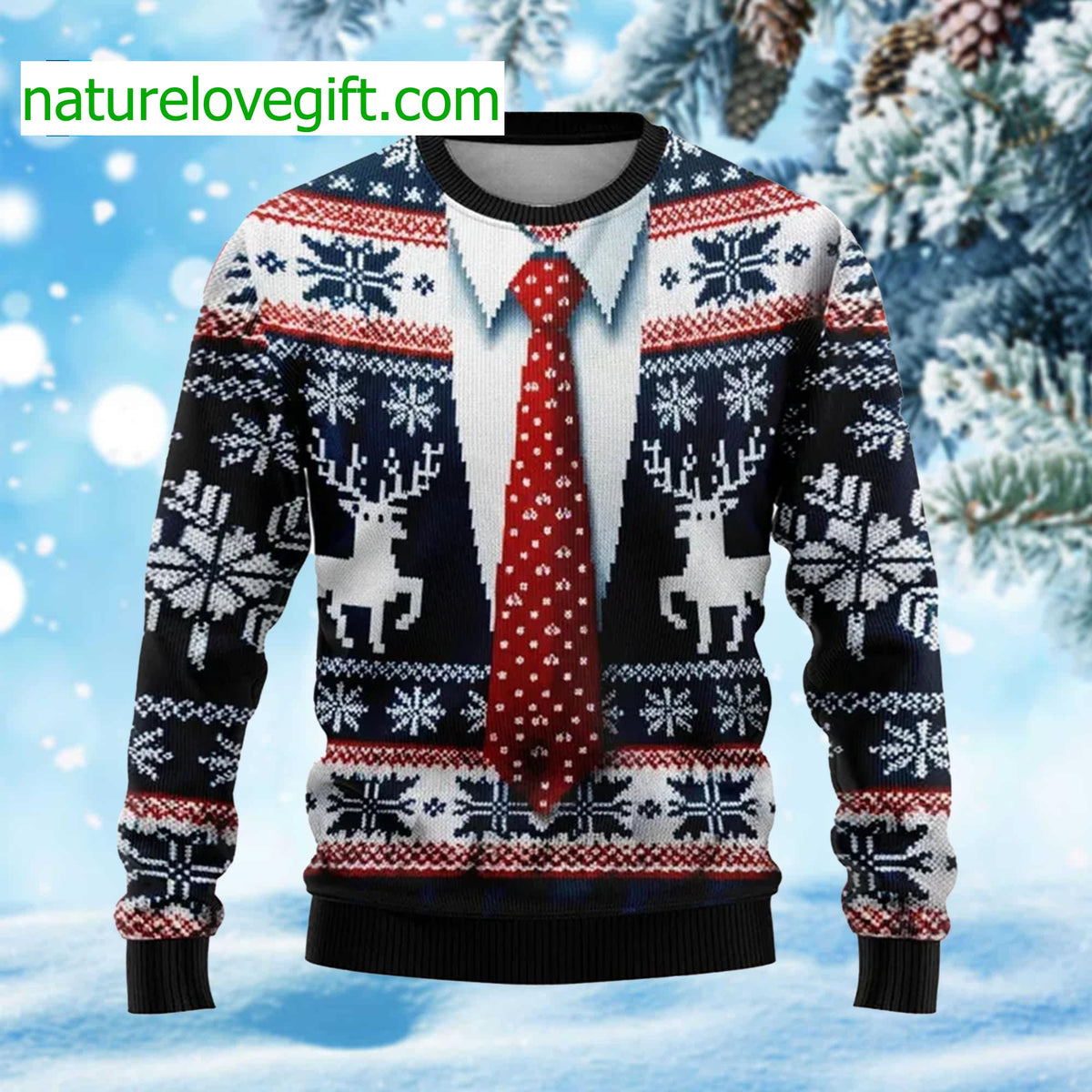 Cardigan Ugly Christmas Sweater - Holiday Gift product image