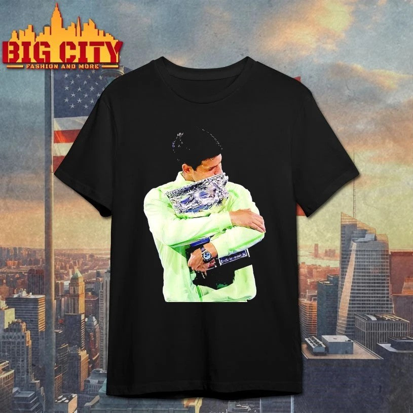 Carlos Alcaraz 2026 Australia Open Champion Holding - Adult & Kids T-Shirts, Sweatshirts & Hoodies apparel design preview 1