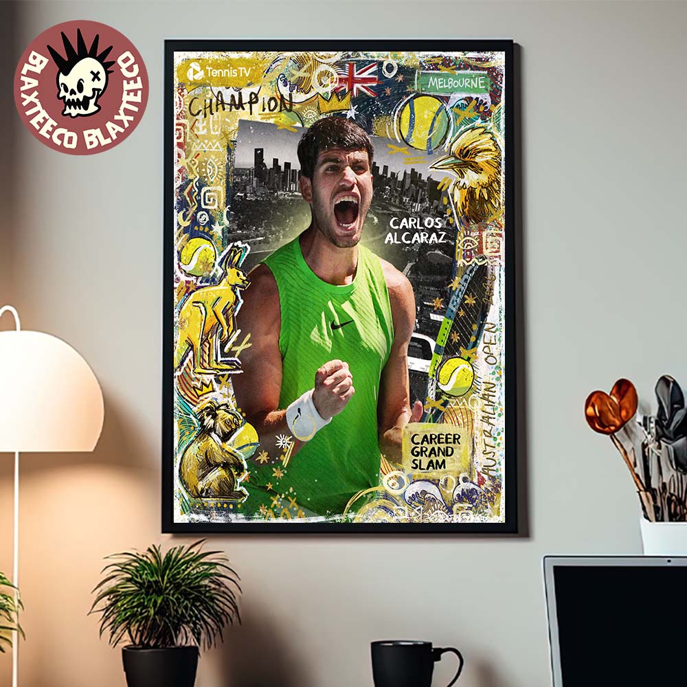 Carlos Alcaraz The Youngest Man Ever Complete Career - Adult & Kids T-Shirts, Sweatshirts & Hoodies apparel design preview 1
