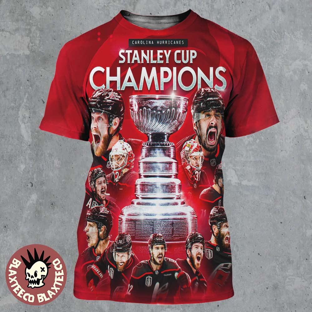 Carolina Hurricanes 2026 NHL Stanley Cup Champions - Adult & Kids T-Shirts, Sweatshirts & Hoodies apparel design preview 1