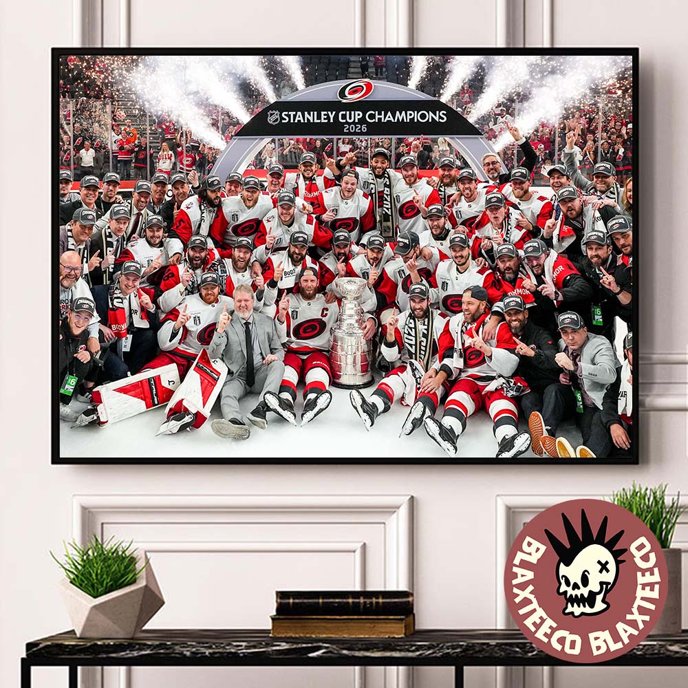 Carolina Hurricanes 2026 NHL Stanley Cup Champions - Adult & Kids T-Shirts, Sweatshirts & Hoodies apparel design preview 1