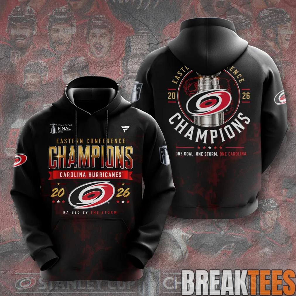 Carolina Hurricanes 2026 Stanley Cup Champions Black - Adult & Kids T-Shirts, Sweatshirts & Hoodies apparel design preview 1