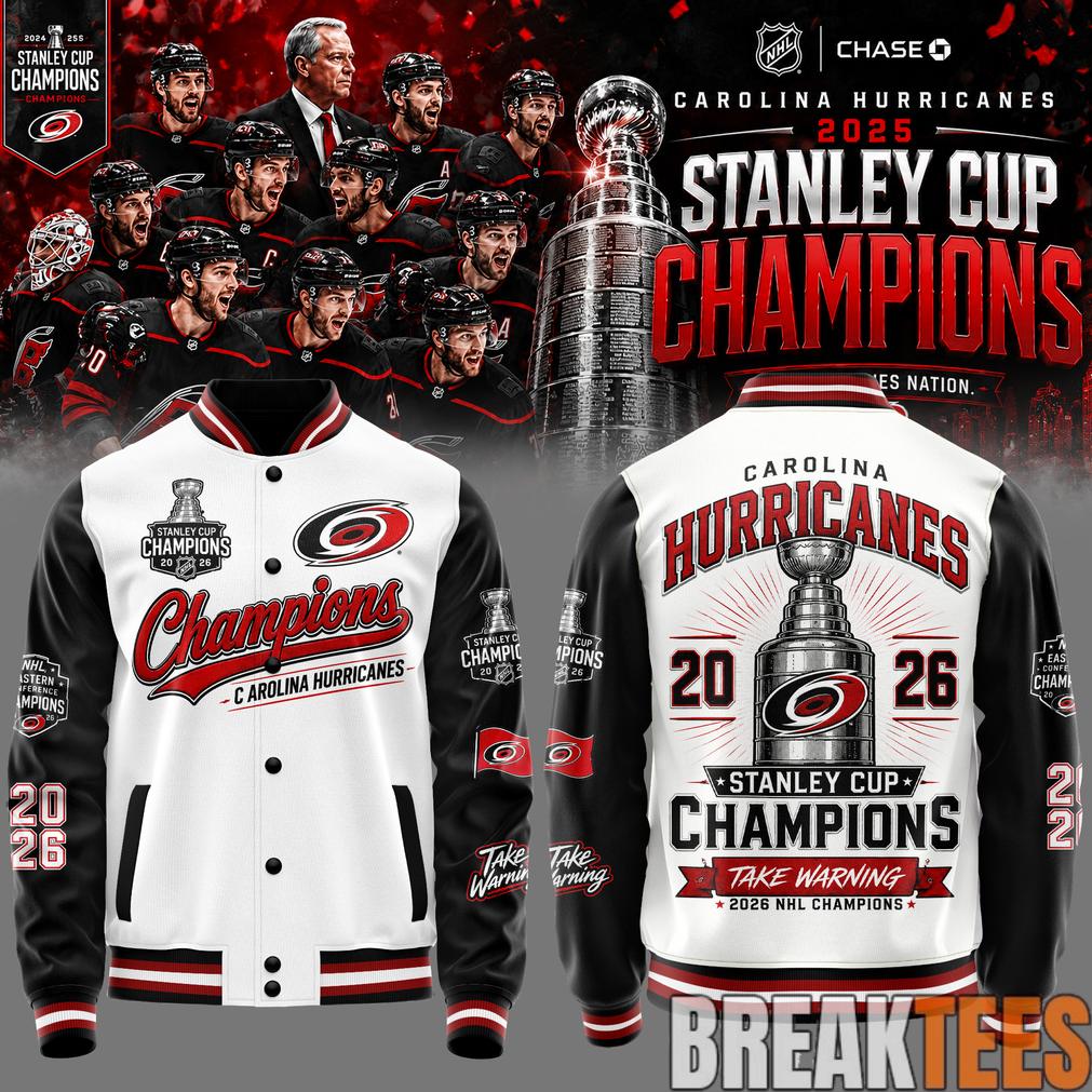Carolina Hurricanes 2026 Stanley Cup Champions - Adult & Kids T-Shirts, Sweatshirts & Hoodies apparel design preview 1