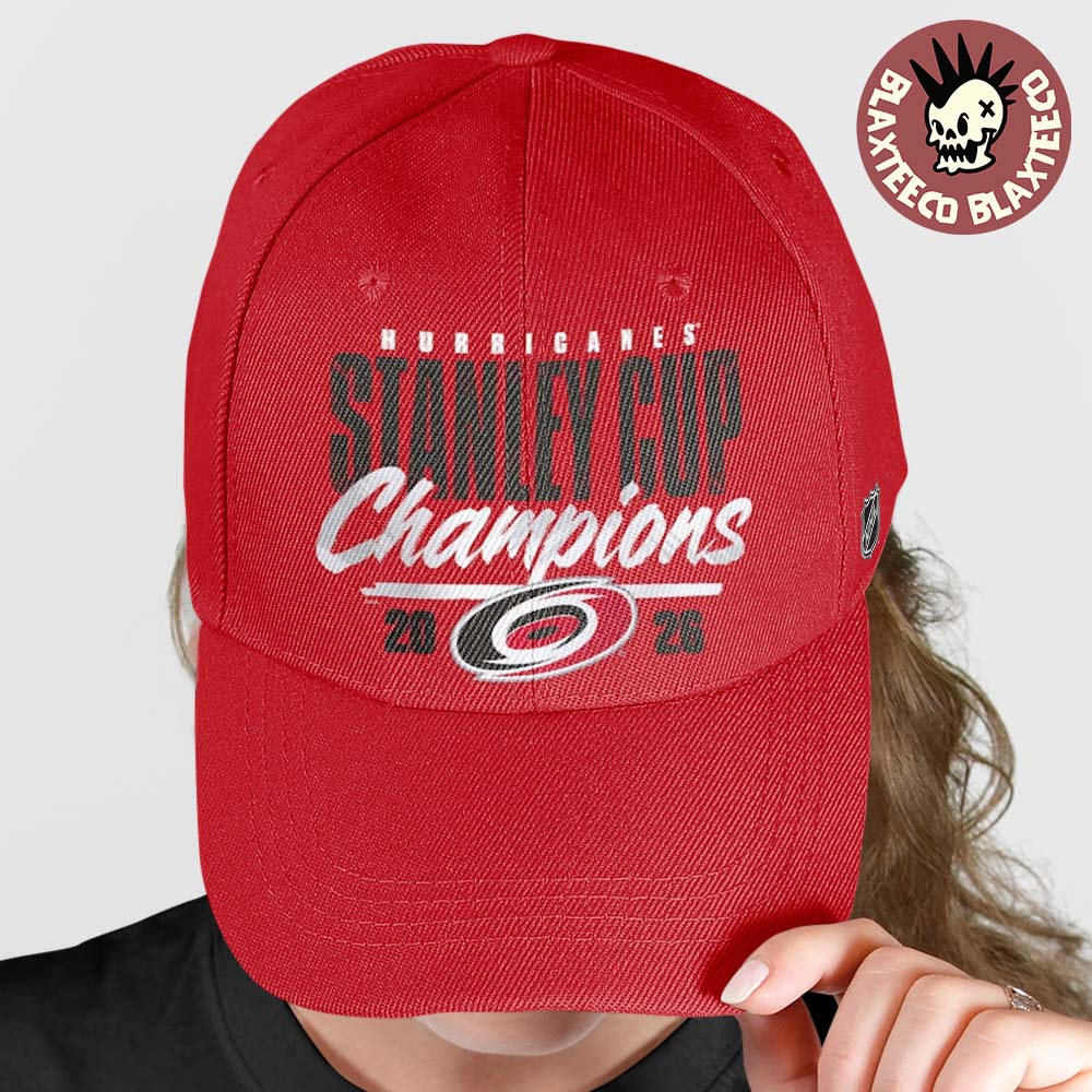 Carolina Hurricanes Red 2026 Stanley Cup Champions - Adult & Kids T-Shirts, Sweatshirts & Hoodies apparel design preview 1