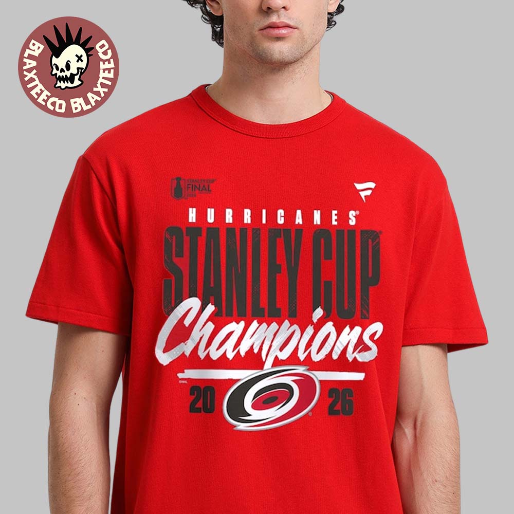 Carolina Hurricanes Red 2026 Stanley Cup Champions - Adult & Kids T-Shirts, Sweatshirts & Hoodies apparel design preview 1
