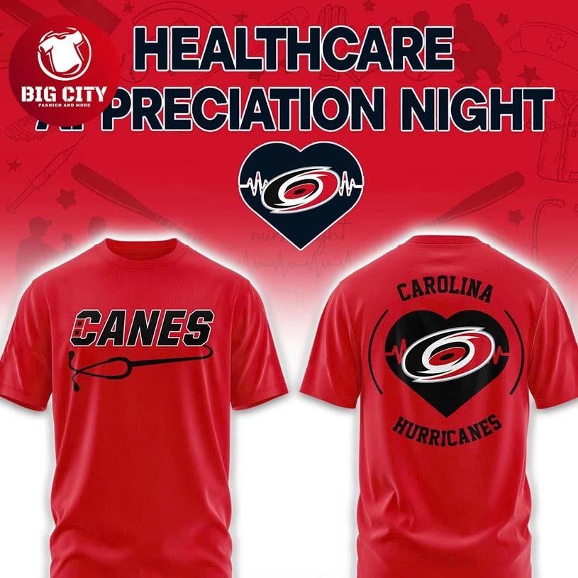 Carolina Hurricanes x Healthcare Appreciation 2026 - Adult & Kids T-Shirts, Sweatshirts & Hoodies apparel design preview 1