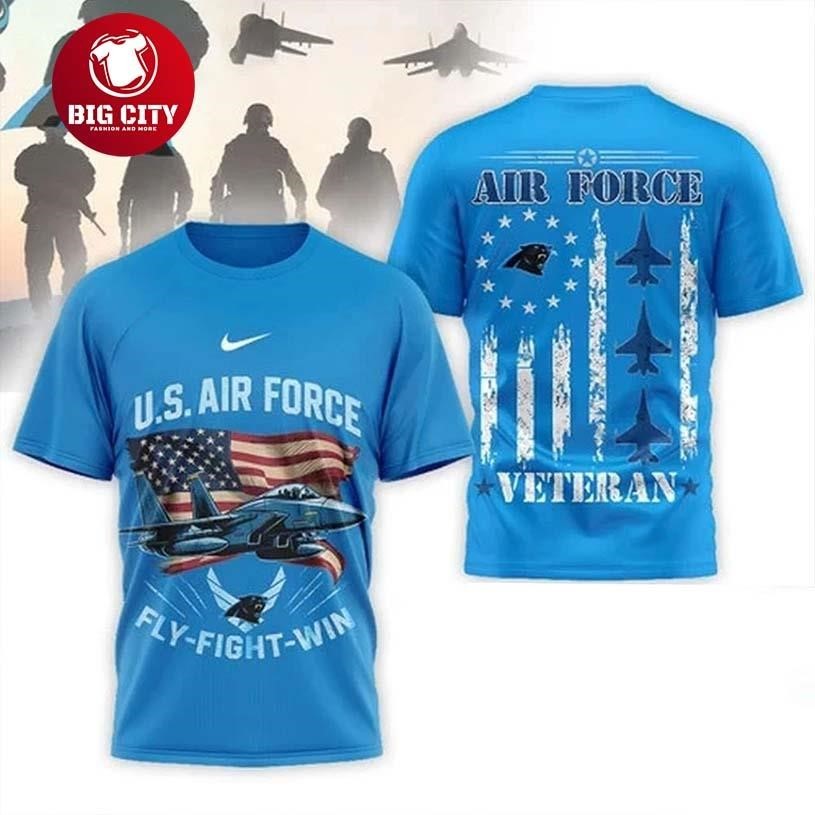Carolina Panthers 2026 US Air Force Fly Fight Win - Adult & Kids T-Shirts, Sweatshirts & Hoodies apparel design preview 1